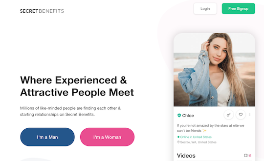 secretbenefits HOMEPAGE
